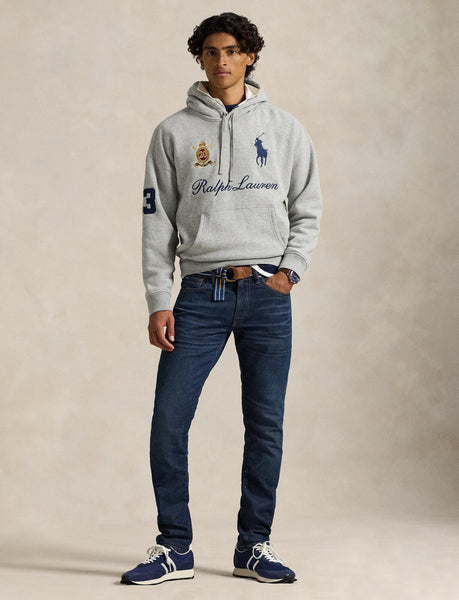 Polo Ralph Lauren Big Pony 20th Anniversary Hoodie, Grey Heather