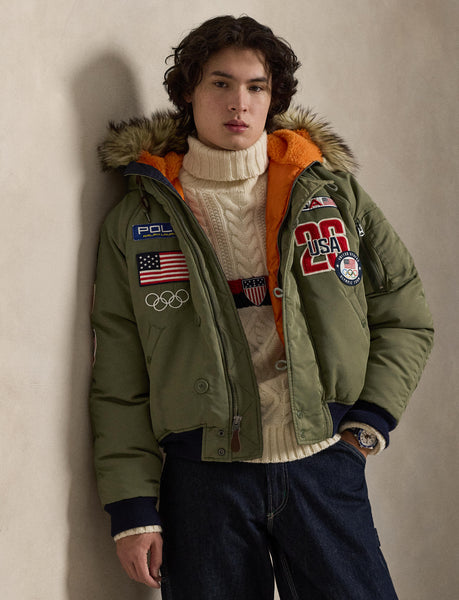 Polo Ralph Lauren Team USA Down Jacket, Green
