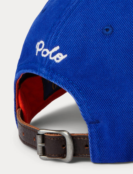 Ralph lauren baseball top cap leather strap
