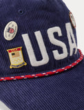 Polo Ralph Lauren Team USA Corduroy Cap, Navy
