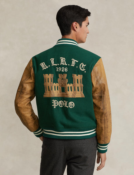 Polo Ralph Lauren Varsity Inspired Jacket, Green