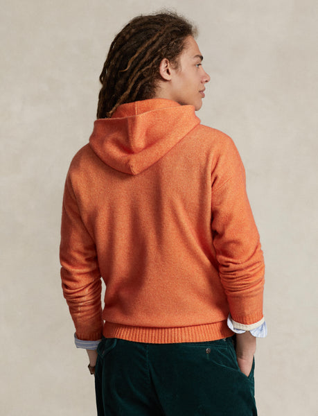 Polo Ralph Lauren Five Horsemen Hooded Sweater, Orange