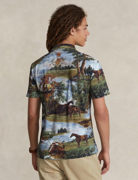 Polo Ralph Lauren Standard Fit Equestrian Polo Shirt, Multi