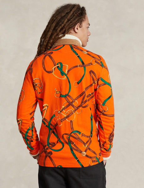 Polo Ralph Lauren Bridle Print Rugby, Orange