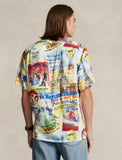 Polo Ralph Lauren Poster Print Camp Shirt, Multi