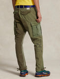 Polo Ralph Lauren Slim Fit Patchwork Canvas Cargo Pant, Green