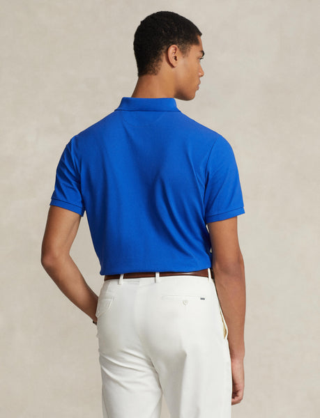 Polo Ralph Lauren Classic Fit Mesh Graphic Polo Shirt, Sapphire Star Multi