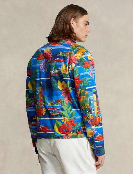 Polo Ralph Lauren Print Twill Jacket, Le Grand Bleu Print