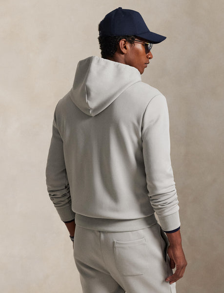 Polo Ralph Lauren Double-Knit Full-Zip Hoodie, Grey