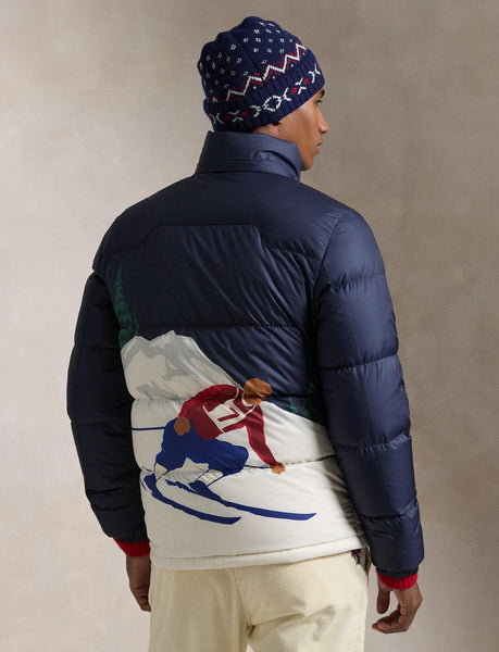 Polo Ralph Lauren The Gorham Skier-Print Down Jacket, Multi