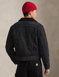 Polo Ralph Lauren Relaxed Fleece-Lined Trucker Jacket, Black