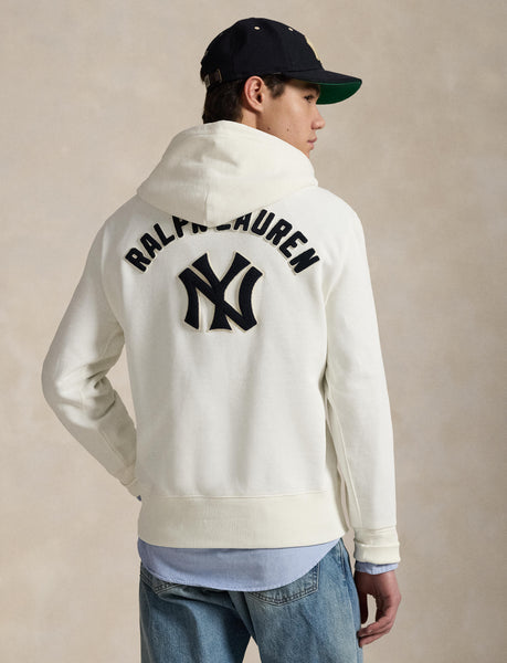 Polo Ralph Lauren Yankees Fleece Hoodie, White