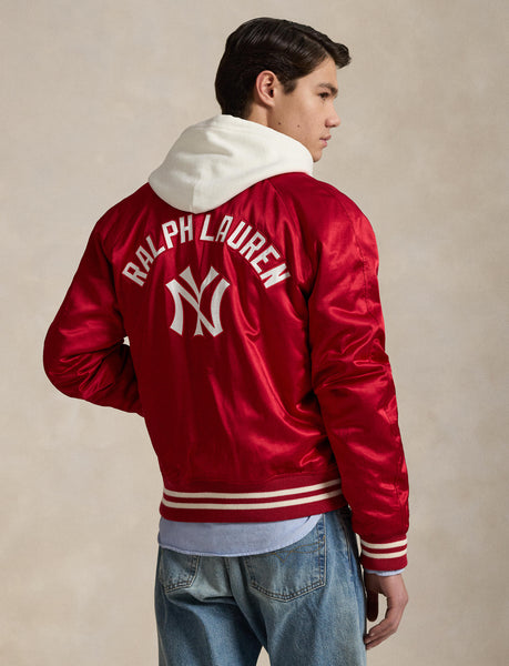 Polo Ralph Lauren Yankees Satin Jacket, Red