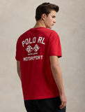 Polo Ralph Lauren Classic Fit Slub Jersey Graphic T-Shirt, Red
