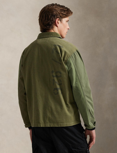 Polo Ralph Lauren Patchwork Field Jacket, Green
