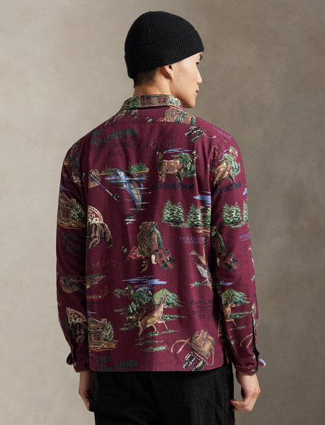 Polo Ralph Lauren Classic Fit Polo Sportsman Camp Shirt, Multi