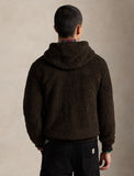 Polo Bear Pile Fleece Hoodie, Brown