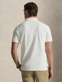 Polo Ralph Lauren Classic Fit Mesh Graphic Polo Shirt, White