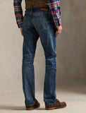 Polo Ralph Lauren Varick Slim Straight Distressed Jean, Blue