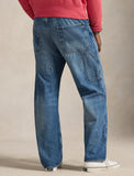 Polo Ralph Lauren Relaxed Fit Distressed Carpenter Jean, Blue