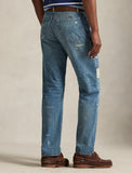 Polo Ralph Lauren Heritage Straight Distressed Jean, Blue