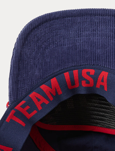 Polo Ralph Lauren Team USA Corduroy Cap, Navy