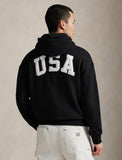 Polo Ralph Lauren Flag Fleece Hoodie, Black