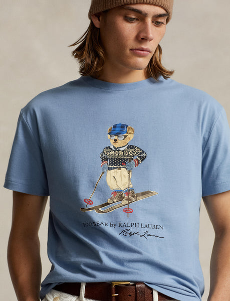 Polo Ralph Lauren Classic Fit Polo Bear Jersey T-Shirt, Blue