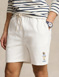 Polo Ralph Lauren 6-Inch Polo Bear Jersey Short , White
