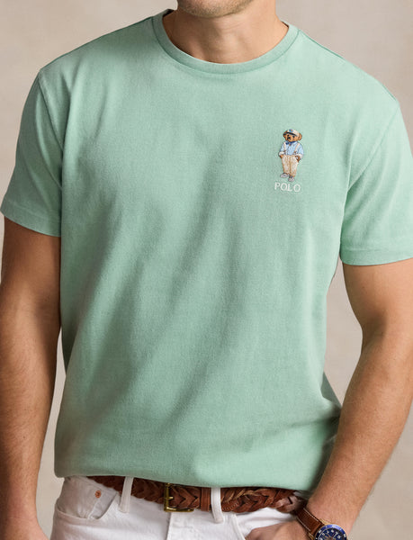 Polo Ralph Lauren Classic Fit Polo Bear Jersey T-Shirt, Light Green
