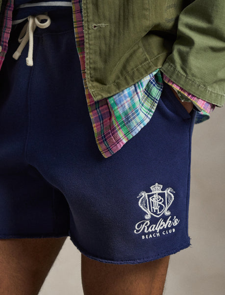 Polo. Ralph Lauren 6-Inch Relaxed Fit Fleece Graphic Short, Blue