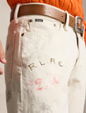 Polo Ralph Lauren Hampton Straight Graphic Jean, Beige