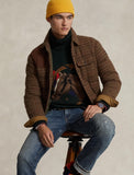 Polo Ralph Lauren Horsehead Cotton Turtleneck Sweater, Green