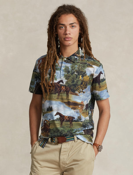 Polo Ralph Lauren Standard Fit Equestrian Polo Shirt, Multi