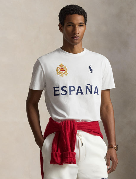Polo Ralph Lauren Classic Fit Spain T-Shirt, White