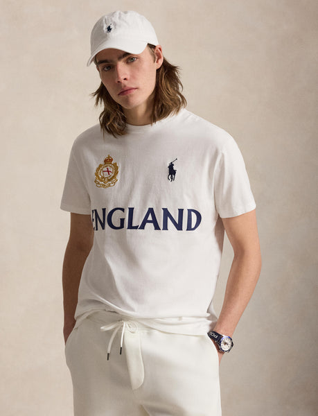 Polo Ralph Lauren Classic Fit England T-Shirt, White