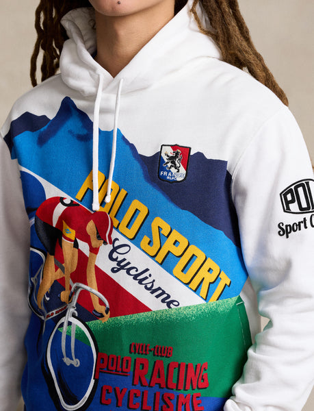 Polo Ralph Lauren Polo Sport Fleece Graphic Hoodie, White