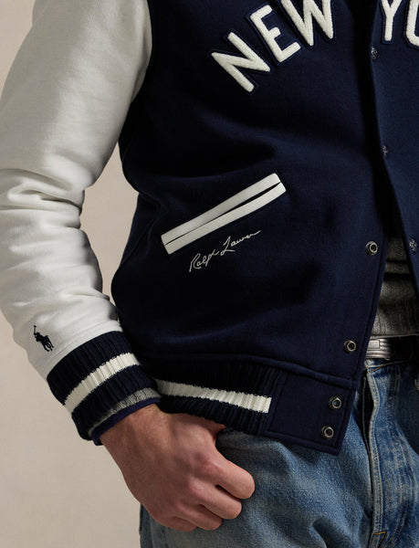 Polo Ralph Lauren Yankees Fleece Jacket, Aviator Navy