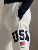 Polo Ralph Lauren Flag Fleece Sweatpant, White