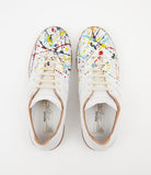 Maison Margiela Replica Paint Splatter Sneaker, White