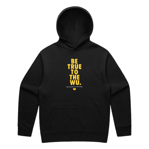 Be True to the Wu Hoodie, BLACK