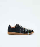 Maison Margiela Replica Paint Splatter Sneaker, Black