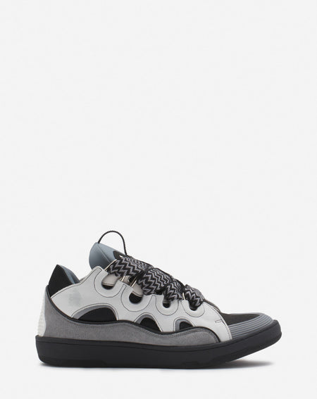 VERSACE MILANO RUNNER SNEAKERS, Black