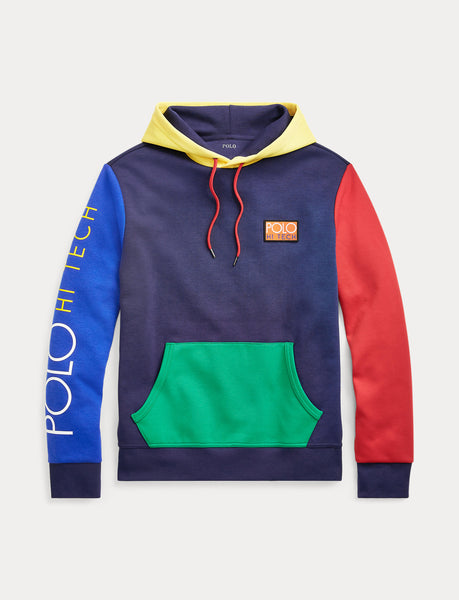 POLO RALPH LAUREN Hi Tech Color-Blocked Hoodie, Navy Multi