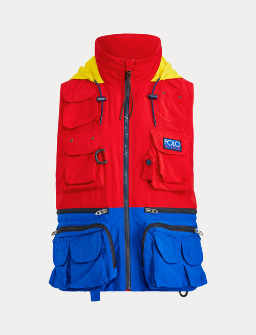 POLO RALPH LAUREN Hi Tech Water-Repellent Vest, Red