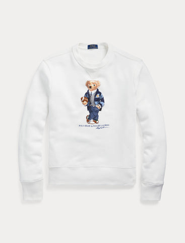 POLO RALPH LAUREN Polo Bear Fleece Sweatshirt, White – OZNICO