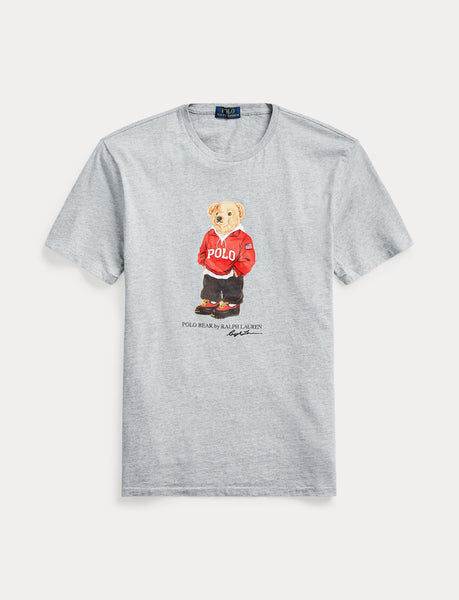 POLO RALPH LAUREN Custom Slim Fit Bear T-Shirt, Grey