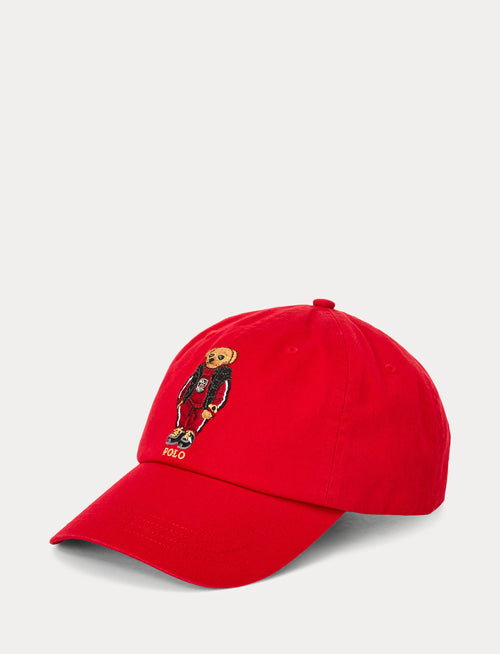 Polo Ralph Lauren Ski Bear Cap, Red