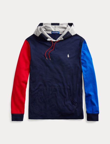 Polo Ralph Lauren Classic Fit Graphic Slub Jersey T-Shirt, Navy