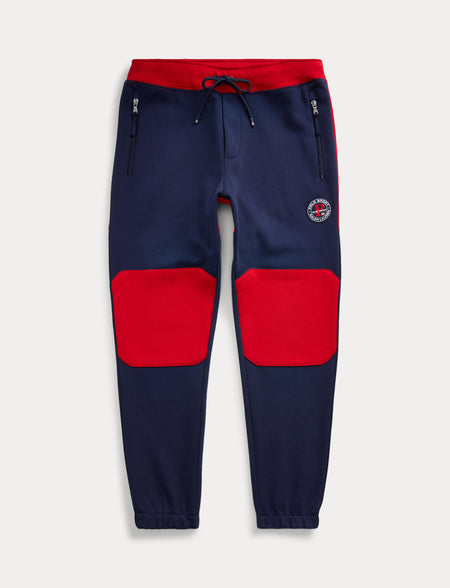 KAPPA 222 Banda Alanz Sweatpant, Red/ Black/ White